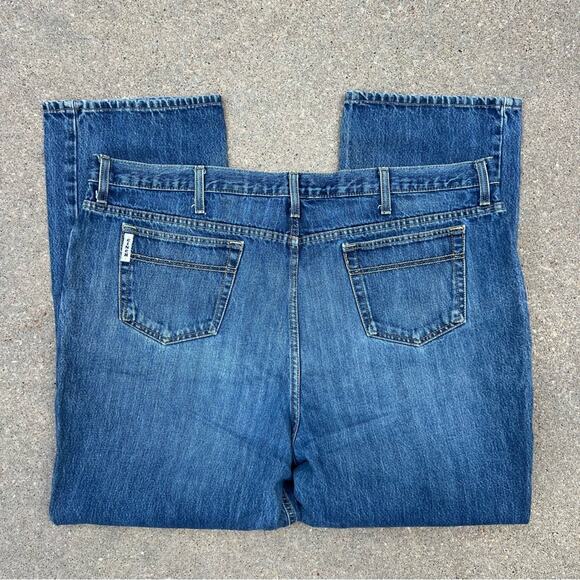 Cinch 44x32 White Label Relaxed Fit Dark Stone Wash Straight Leg Jeans - Picture 1 of 8